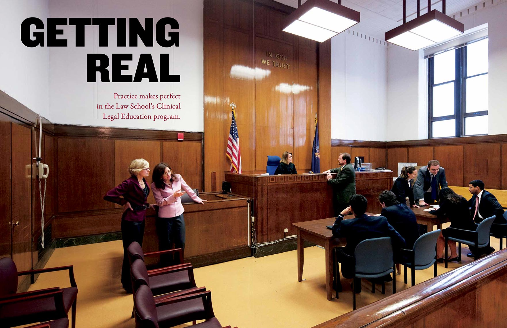 Fordham Lawyer Magazine - Clinic Story Spread