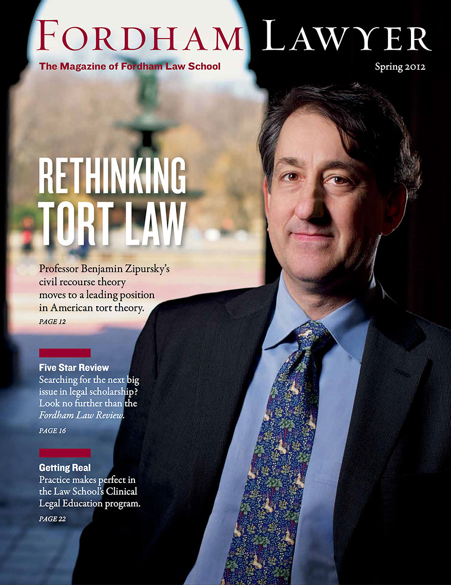 Fordham Lawyer Magazine Cover Story