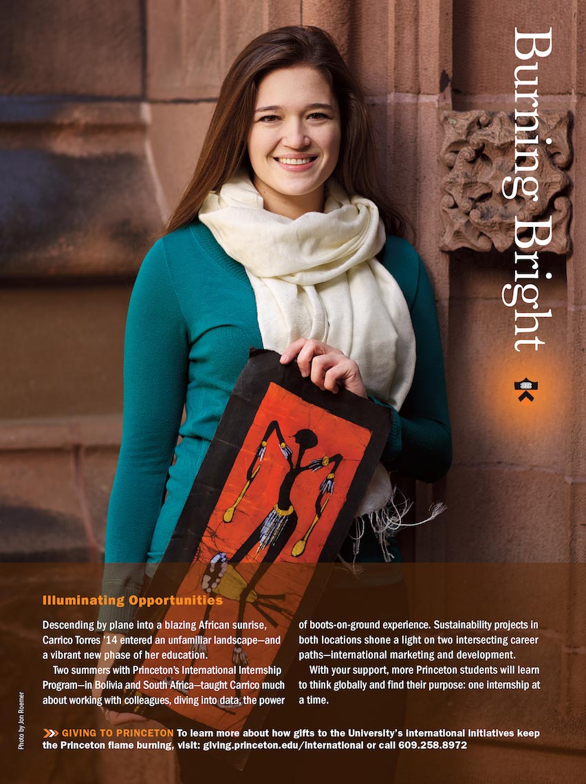 Princeton University Burning Bright Ad Campaign - Carrico Torres