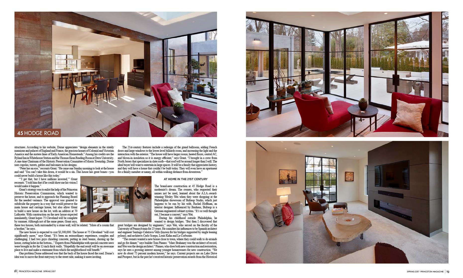 Princeton Magazine, Spring 2017. Inside Spread.