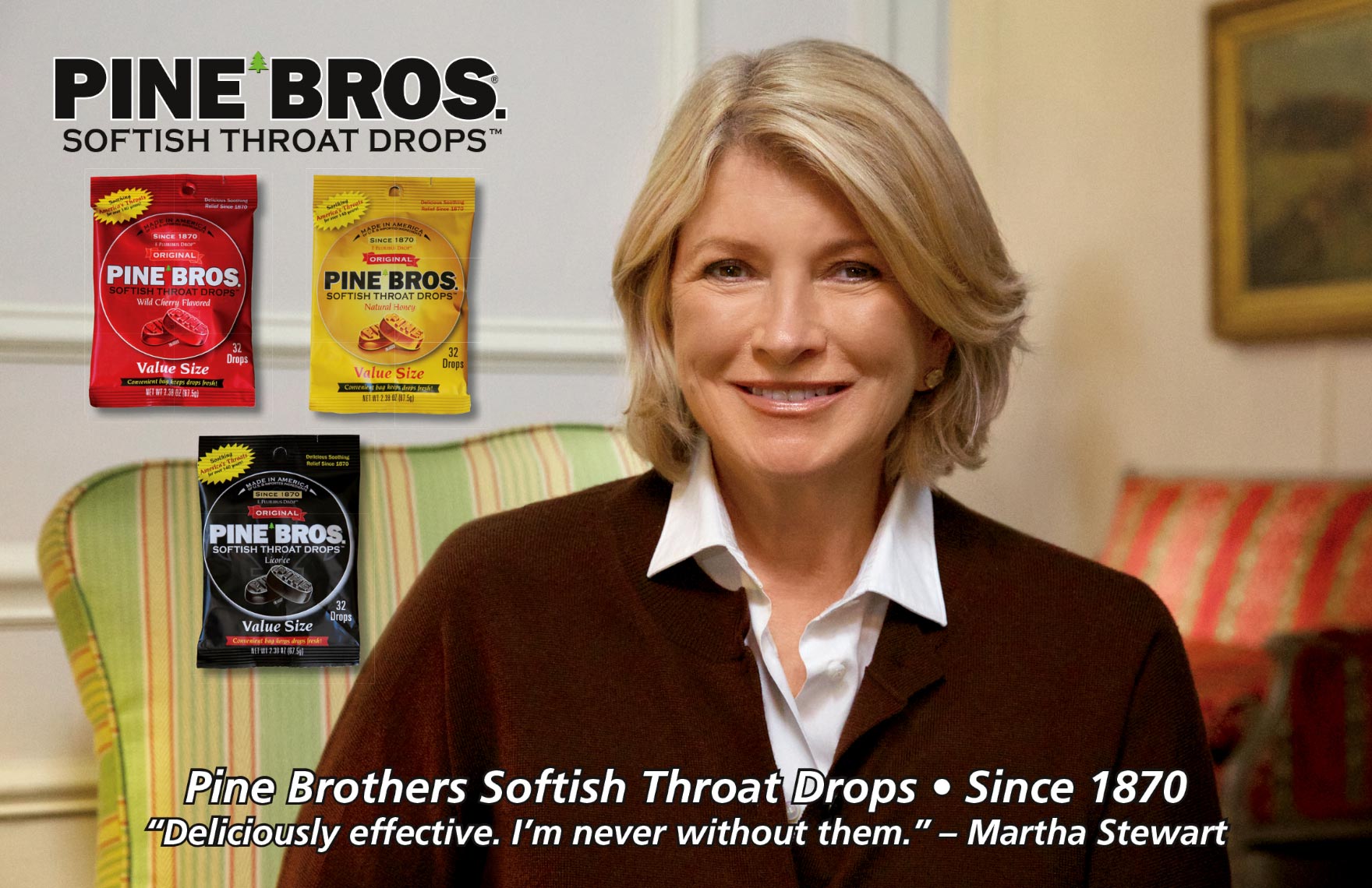 Pine Bros - Martha Stewart Ad Campaign