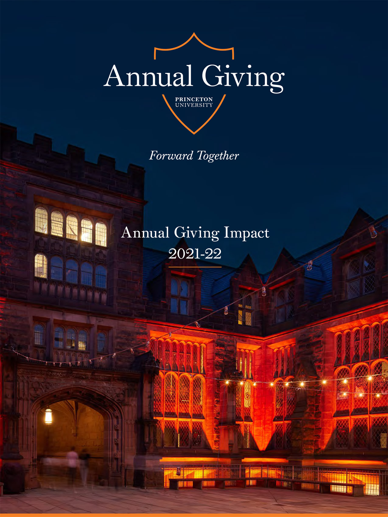 Princeton University Annual Giving 2021-22  Report Cover