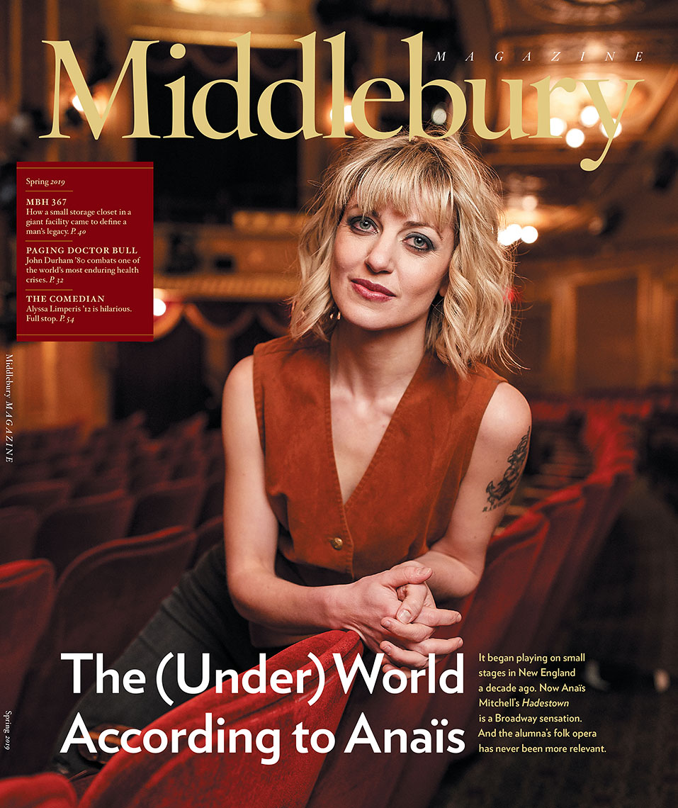 Anaïs Mitchell Cover Story - Spring 2019, Middlebury Magazine