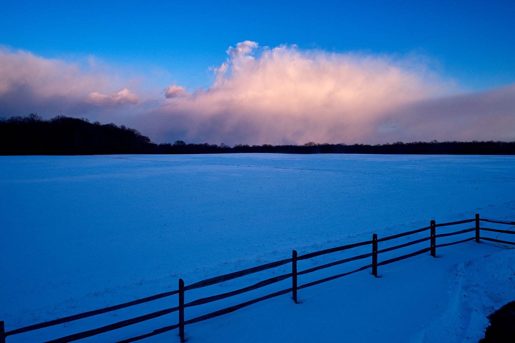 Updike Farmstead - Winter Twilight