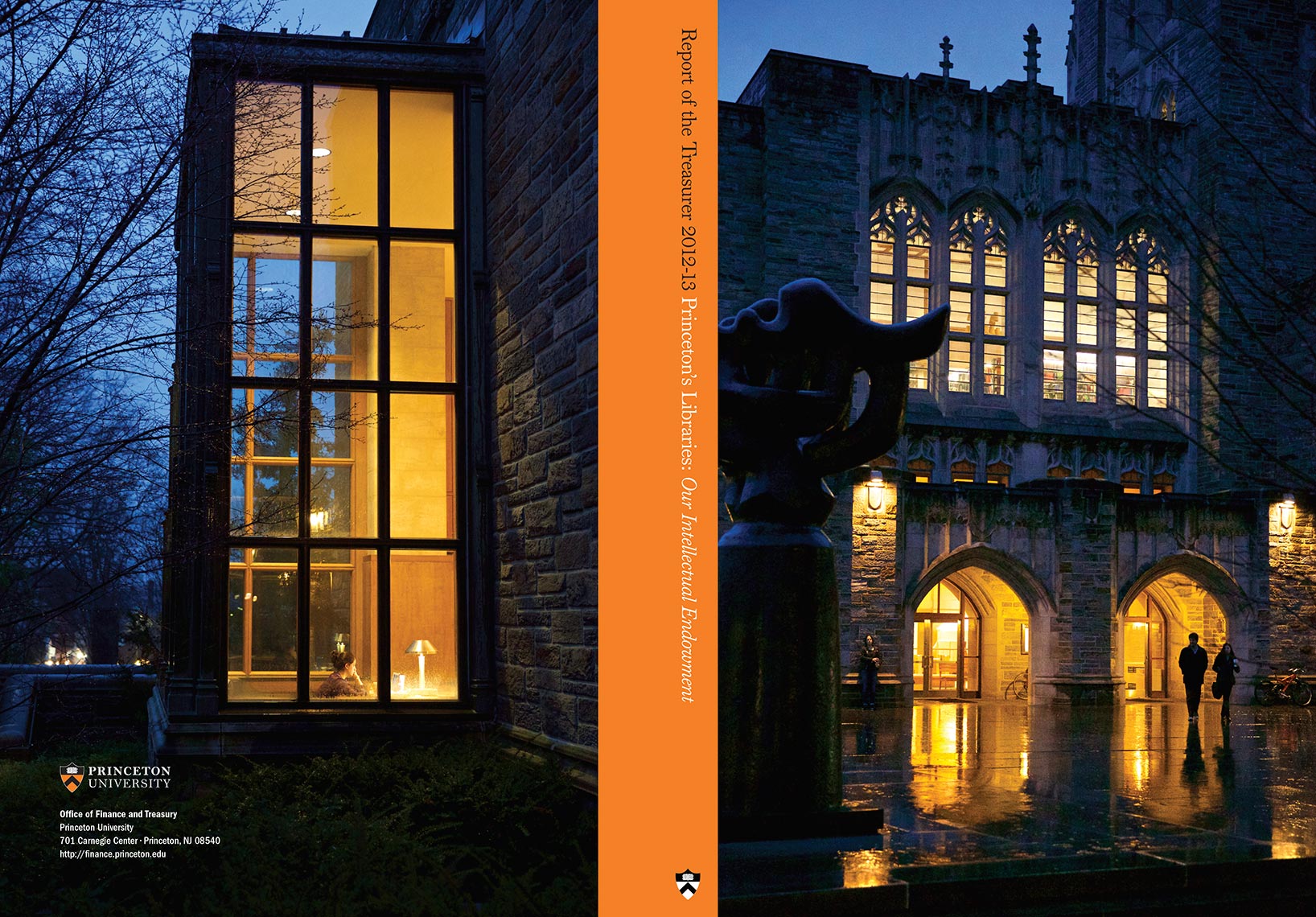 Princeton University - Report of the Treasurer - Cover Spread - 2012-13
