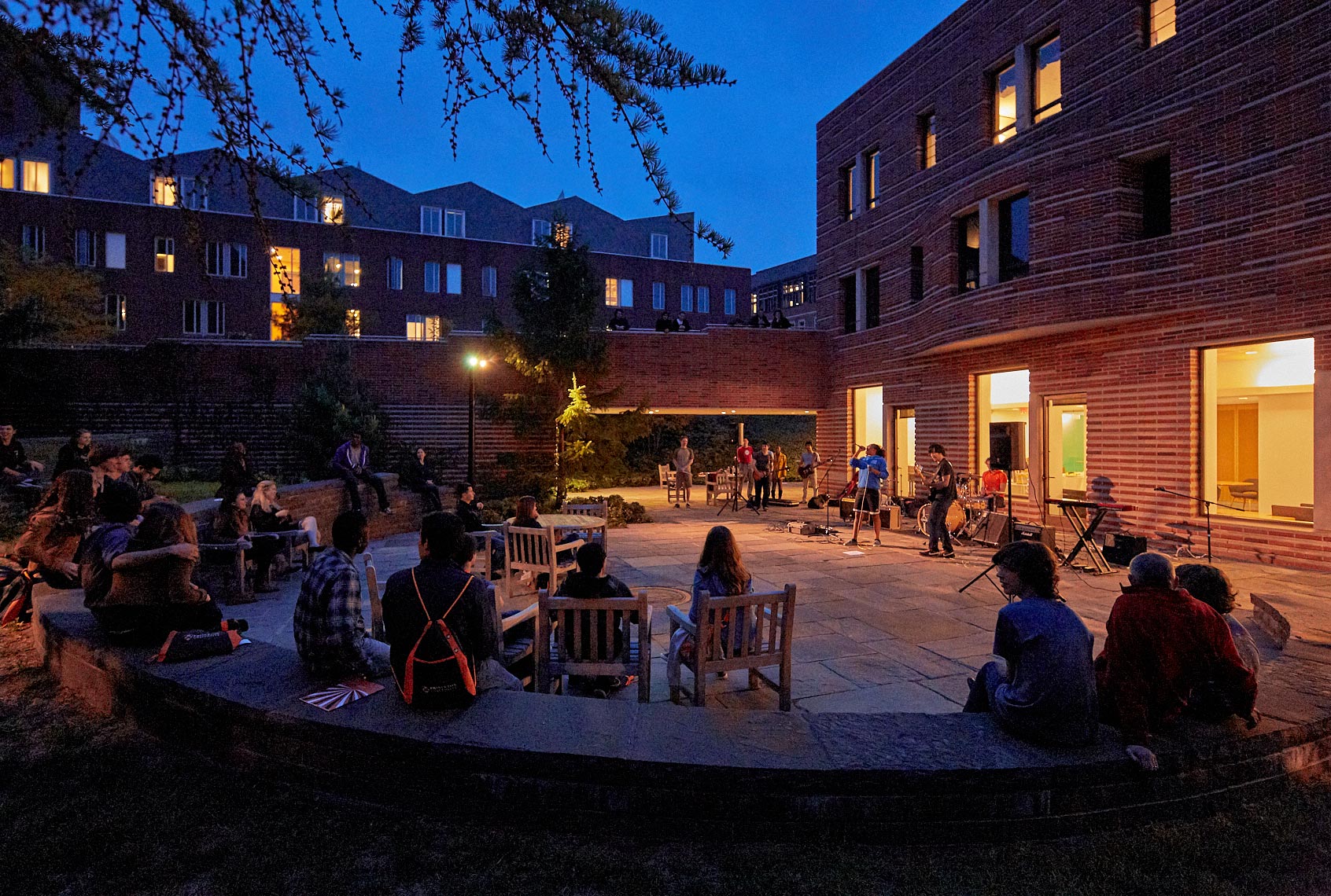 Butler College - Princeton University - Courtyard at Night