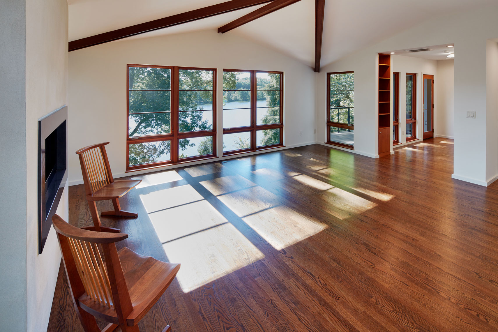 Lake House - Princeton, NJ - Master Bedroom - Abby Schwartz Associates
