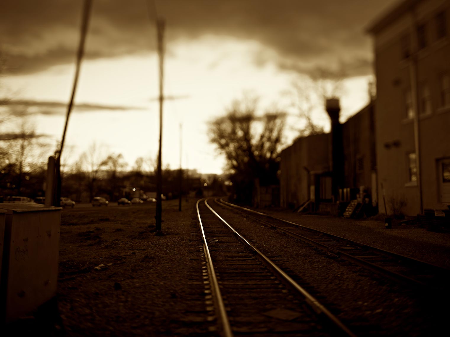 Charlottesville, Virginia - Downtown Railroad Tracks