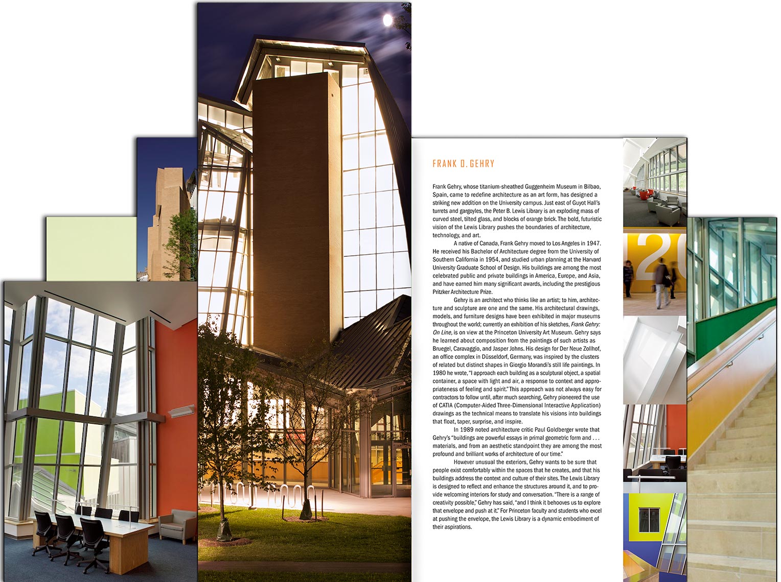 Lewis Library Dedication Book - Inside Spread - Cover - Princeton University - ChingFoster Design